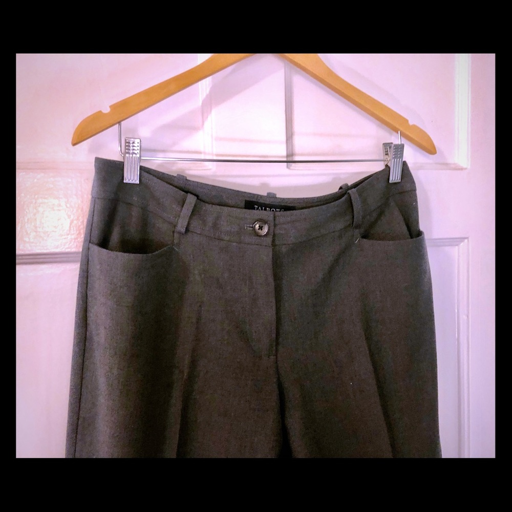 Talbots Signature slacks in charcoal
